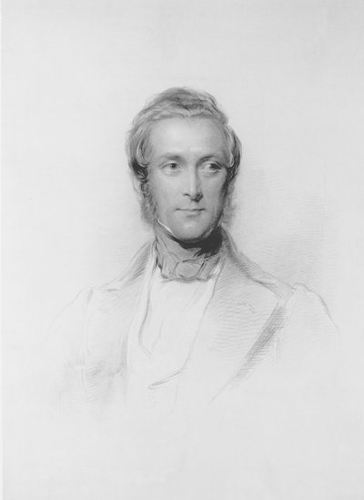 Portrait of James Ramsay, 10th Earl and 1st Marquess of Dalhousie (1812-60) by George Richmond